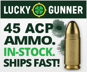 45 ACP ammo at Lucky Gunner